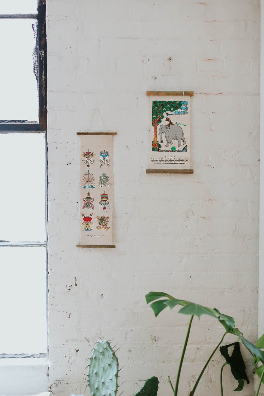 Thangkas Auspicious Symbols Wall Art TH210