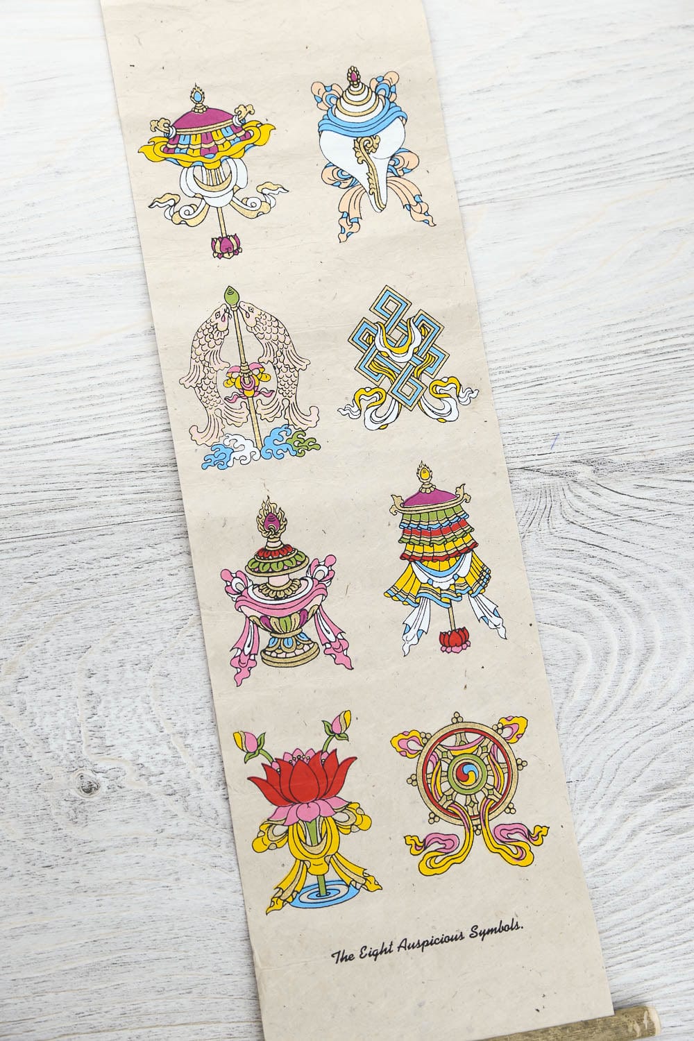 Thangkas Auspicious Symbols Wall Art TH210