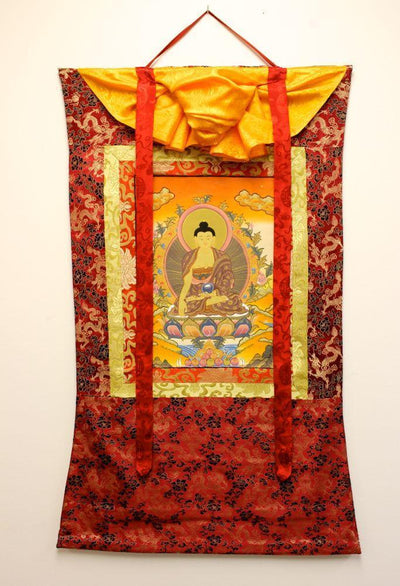 Thangkas,Buddha Default Shakyamuni Buddha Thangka Framed th013