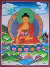 Thangkas,Buddha Default Shakyamuni Buddha Thangka Unframed th036