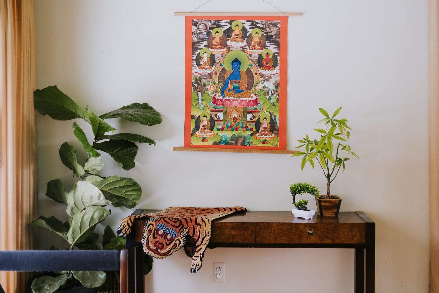 Thangkas Colorful Eight Medicine Buddha Thangka TH132