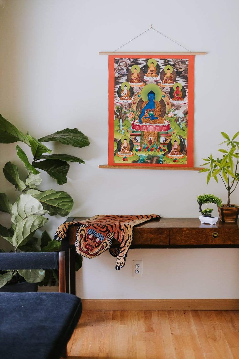 Thangkas Colorful Eight Medicine Buddha Thangka TH132