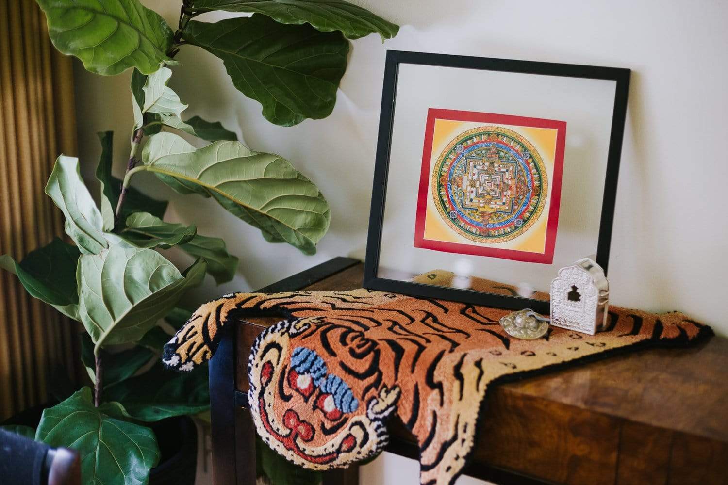 Thangkas Colorful Kalachakra Mandala Thangka TH148