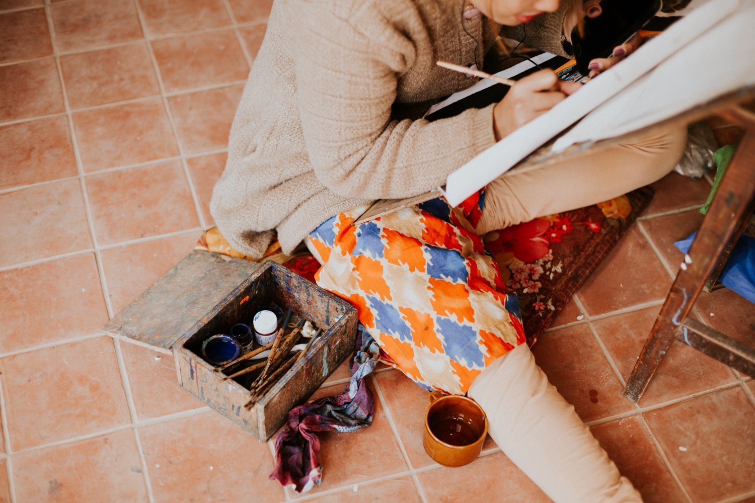 Thangkas Colorful Kalachakra Mandala Thangka TH148