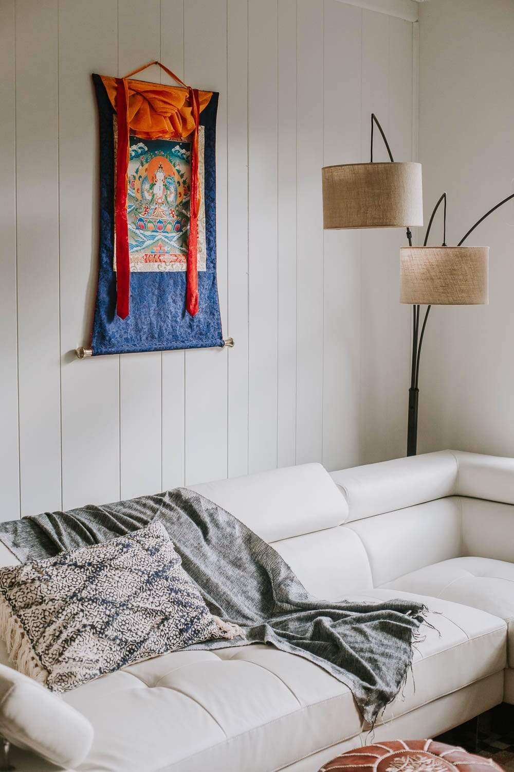 Thangkas Compassionate Chenrezig Framed Thangka TH176