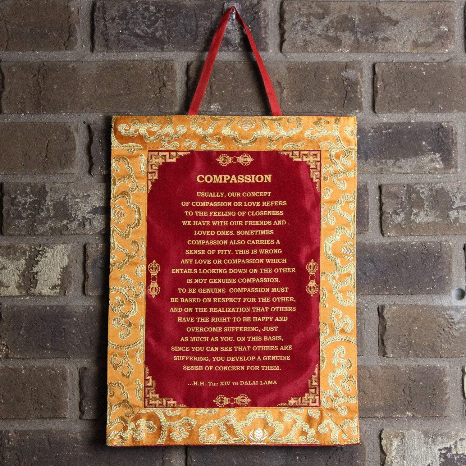 Dalai Lama 'Compassion' Wall Hanging - DharmaShop