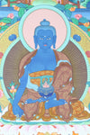 Thangkas Eight Medicine Buddha Tibetan Thangka TH133