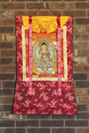 Thangkas Framed Gold Shakyamuni Thangka TH124