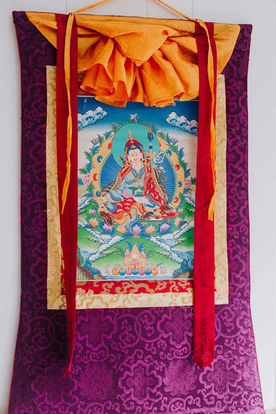 Thangkas Guru Rinpoche Framed Thangka TH175