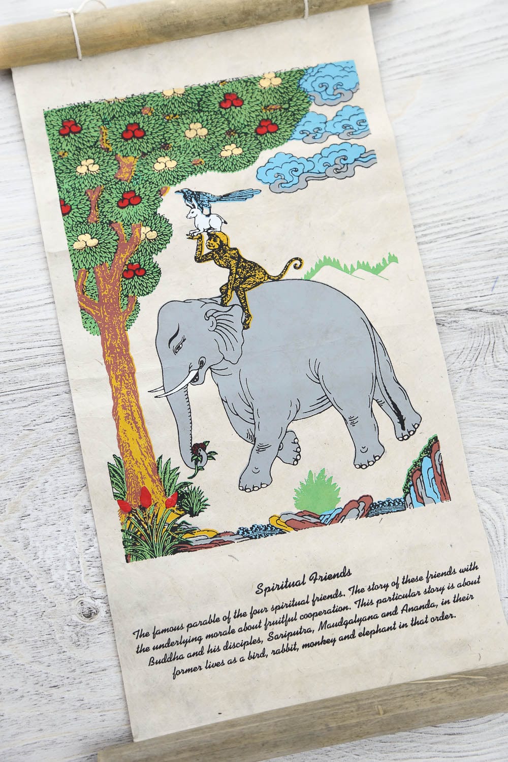 Thangkas Harmonious Friends Wall Art TH211