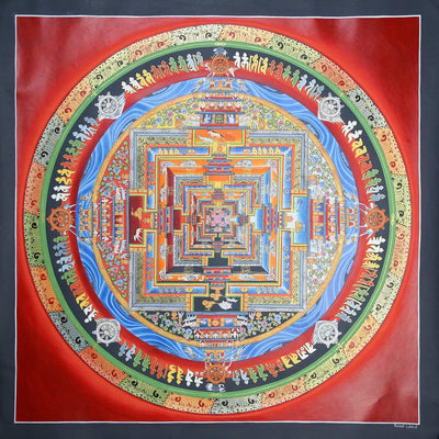 Thangkas Kalachakra Energy Mandala Thangka TH162