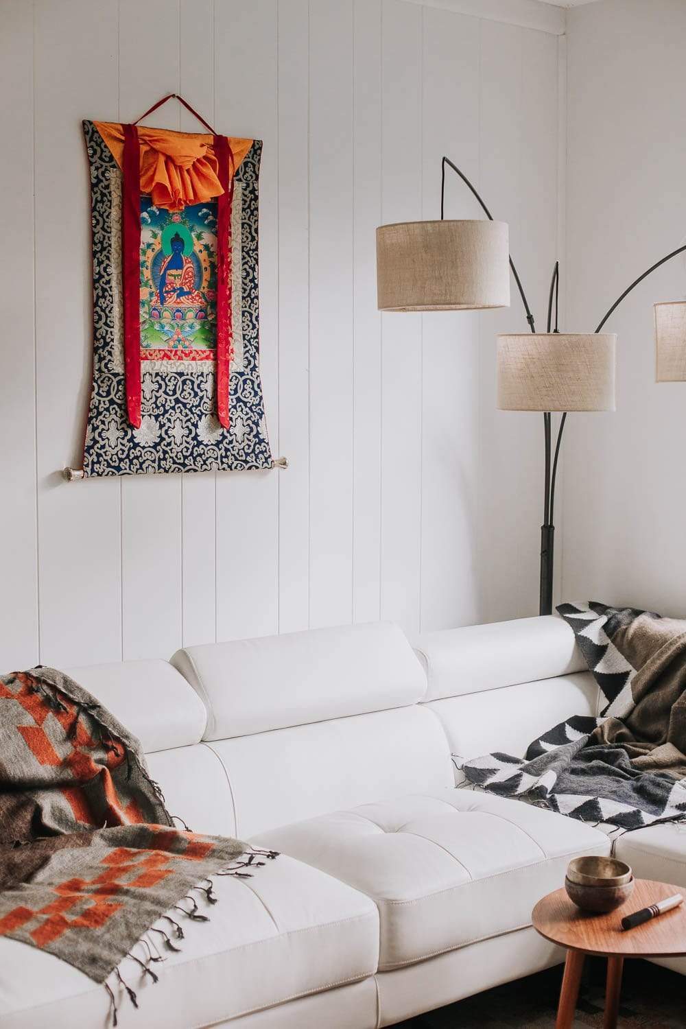 Thangkas Meditating Medicine Buddha Framed Thangka TH177