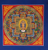 Thangkas,New Items Default Blue Dorje Mandala Thangka th055