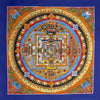 Thangkas,New Items Default Blue Kalichakra Mandala Thangka th094