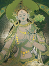 Thangkas,New Items Default Handmade Green tara Tibetan Thangka Painting th043