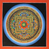 Thangkas,New Items Default Painted in Gold Cosmic Mandala Thangka th059