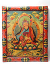 Thangkas,New Items,Home Default Handpainted Padmasambhava Thangka on Wood th109