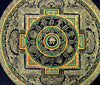 Thangkas,New Items,Om Default Golden Om Mandala Thangka th123