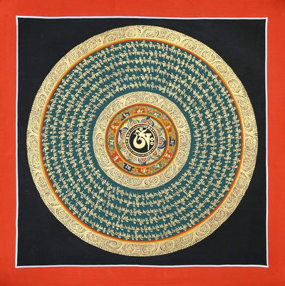 Thangkas Sacred Mantra Tibetan Thangka TH173