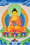 Shakyamuni Enlightenment Framed Thangka