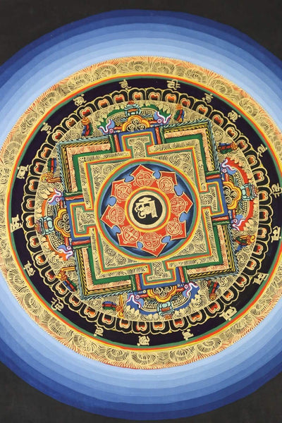 Thangkas Sound of Om Mandala Thangka TH209