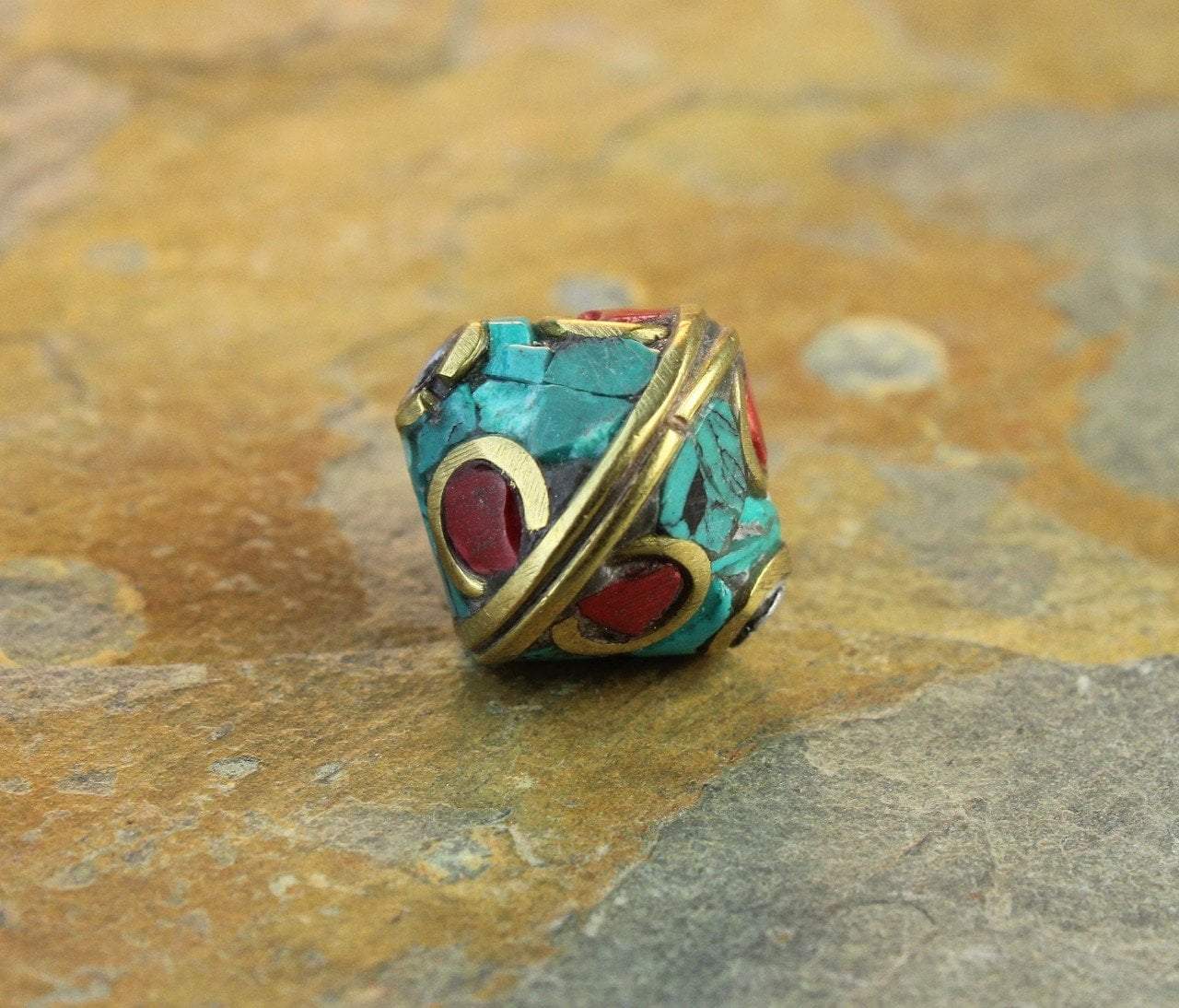 Tibetan Beads Default Neela Posta Bead be105