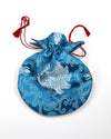 Tibetan Beads,Fabrics,Mala Beads,Under 35 Dollars,Tibetan Style,Turquoise Default Turquoise Silk Mala Bag fb055