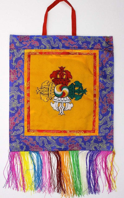 Wall Hangings Default Double Dorje Embroidery Wall Hanging fb419