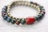Bloodstone and Pyrite Purity Double Wrap