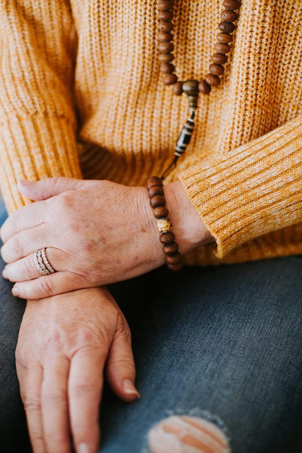 Wrist Malas Bodhi and Buddha Bead Wrist Mala