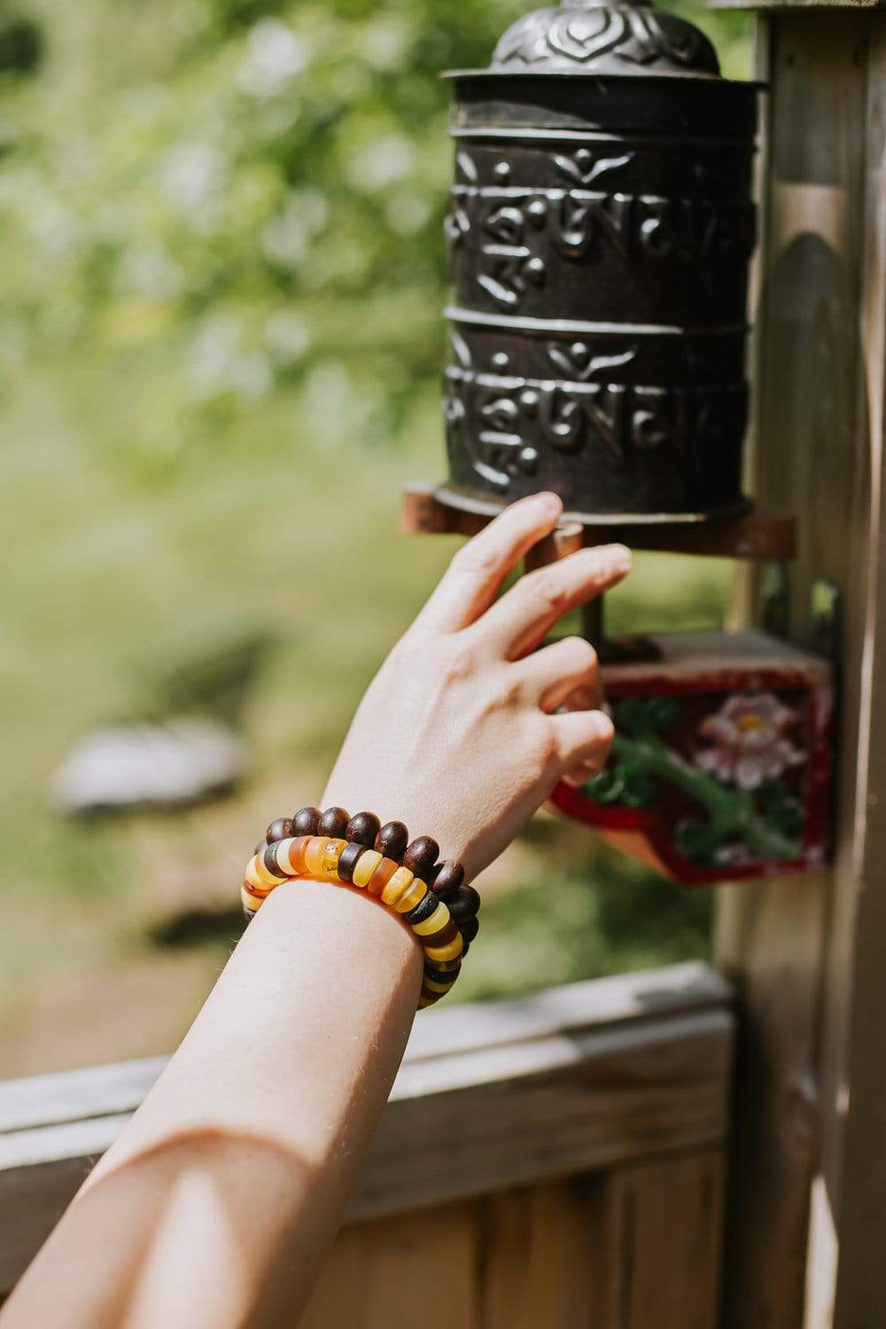 Wrist Malas Dark Bodhi Seed Wrist Mala