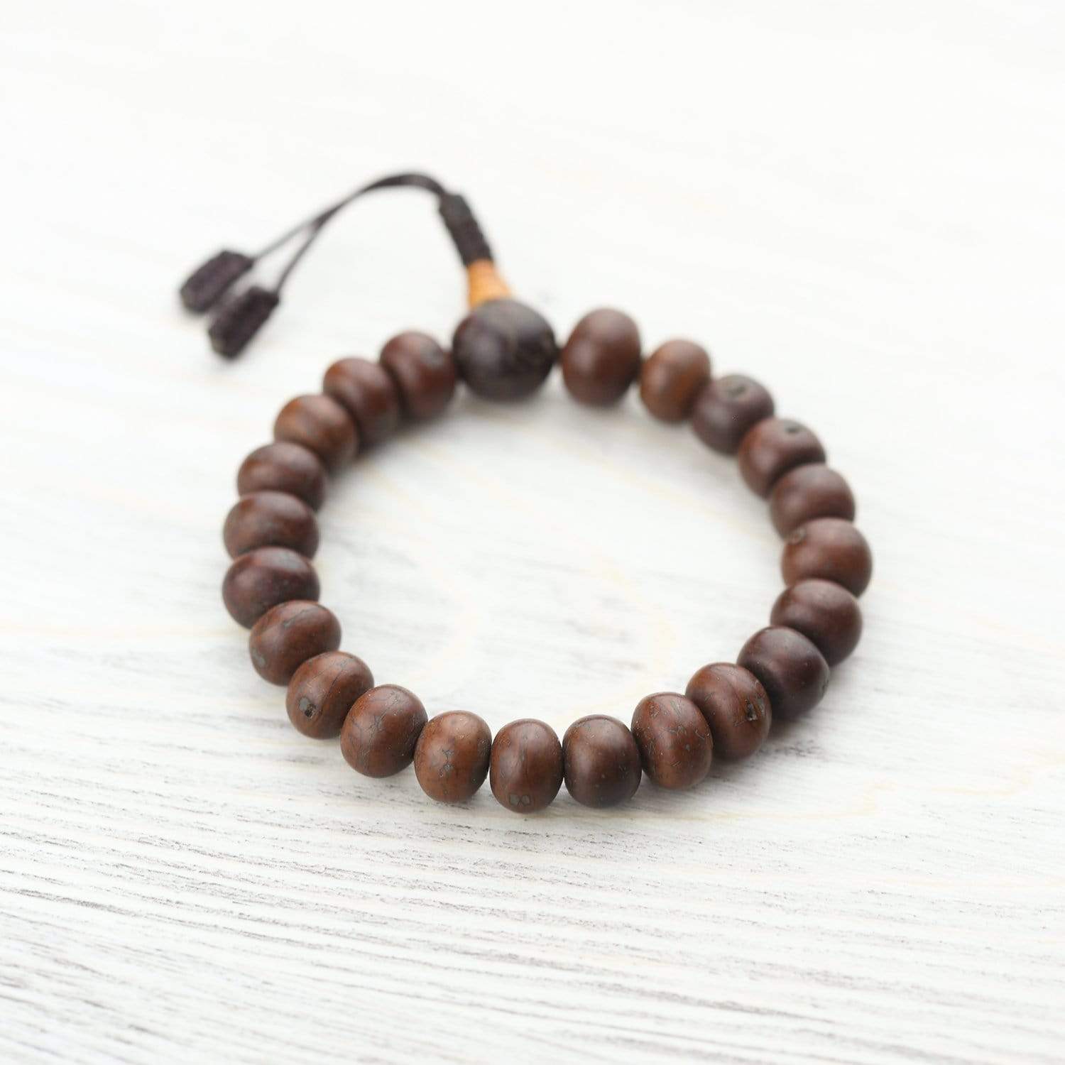 Wrist Malas Dark Bodhi Seed Wrist Mala