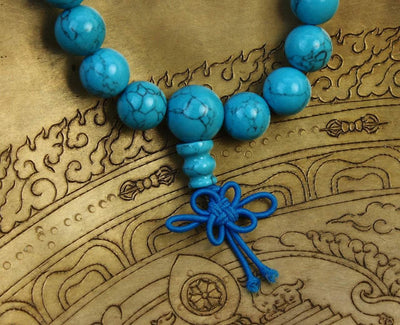 Wrist Malas Default 10mm Positive Outlook Howlite Wrist Mala wm375