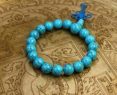 Wrist Malas Default 10mm Positive Outlook Howlite Wrist Mala wm375