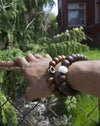 Wrist Malas Default Naga Bodhi Seed Wrist Mala wm023
