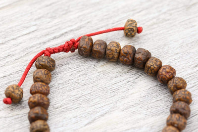 Wrist Malas Default Rudrashka Turquoise Wrist Mala wm0112