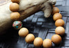 Wrist Malas Default Tibetan Bead and Wood Wrist Mala wm299