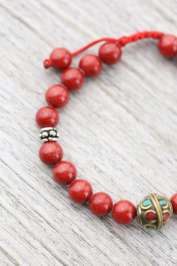 Traditional Tibetan Bead Wrist Mala