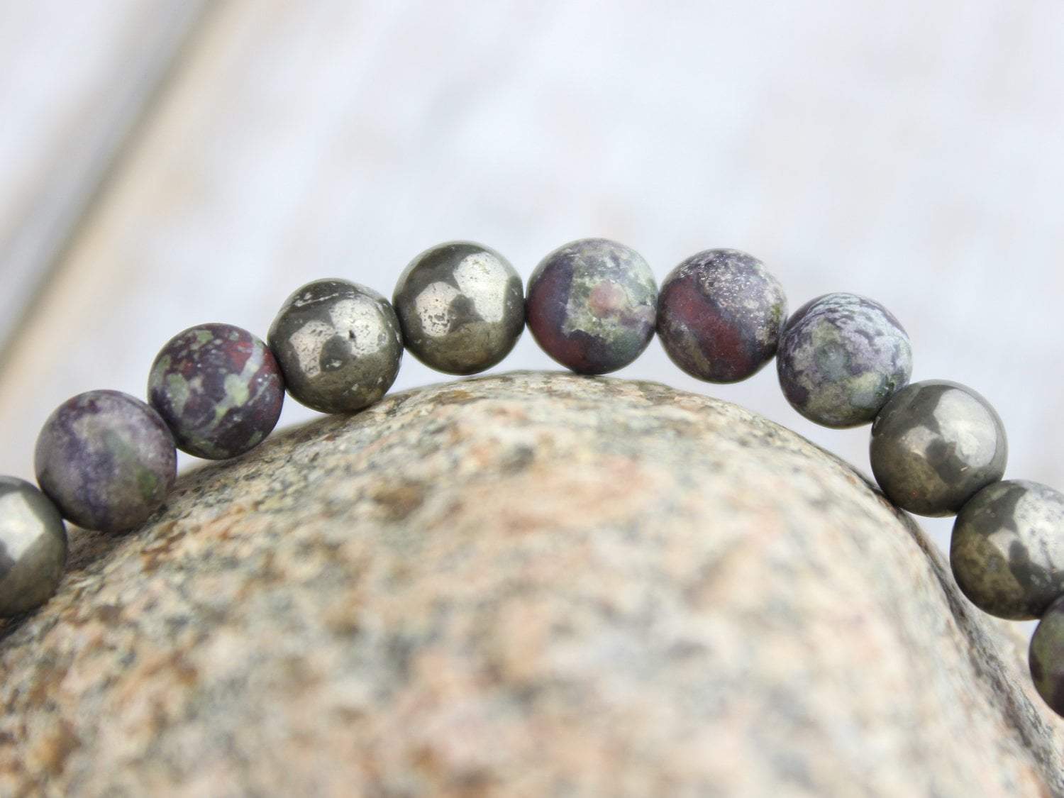 Wrist Malas Dragon's Blood Root Chakra Wrist Mala