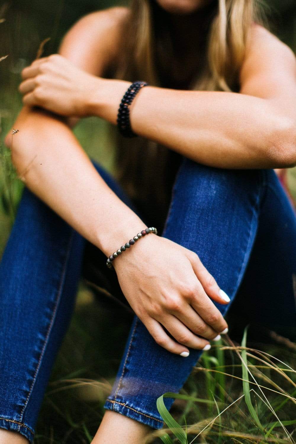 Wrist Malas Dragon's Blood Root Chakra Wrist Mala