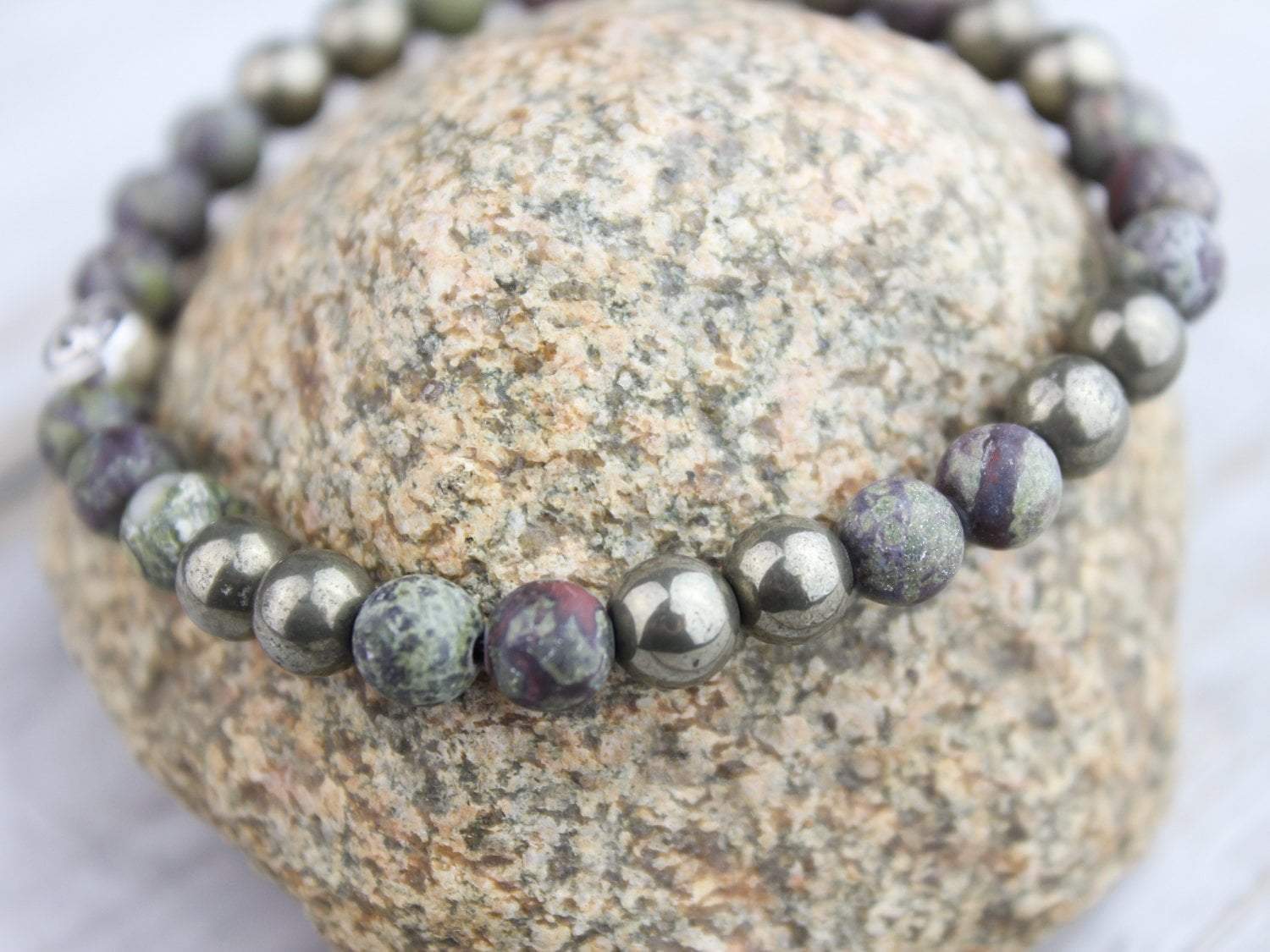 Wrist Malas Dragon's Blood Root Chakra Wrist Mala