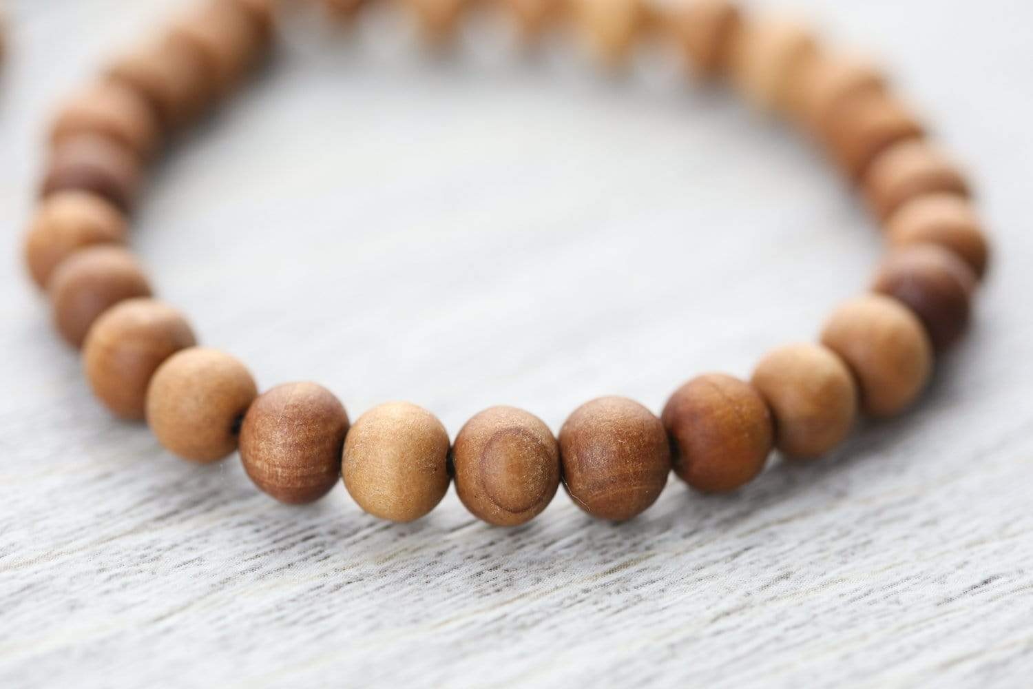 Wrist Malas Grounding Natural Wood Bracelet WM445