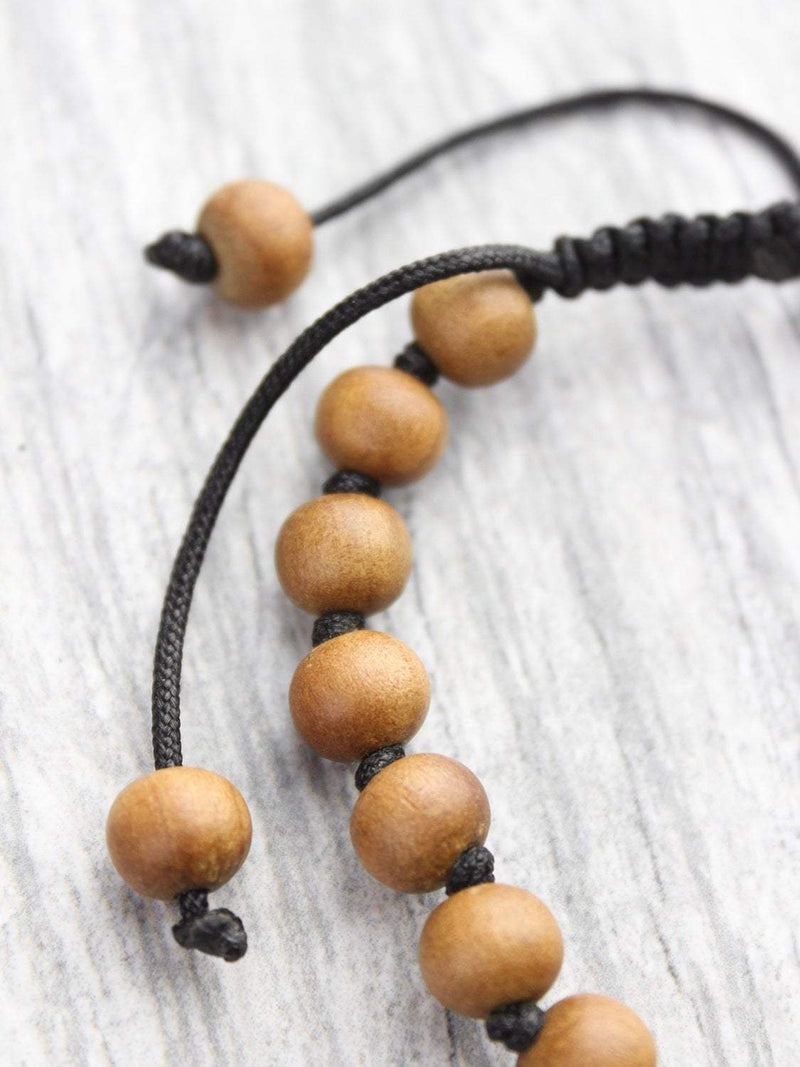 Hand Knotted Real Sandalwood Bracelet Bracelet
