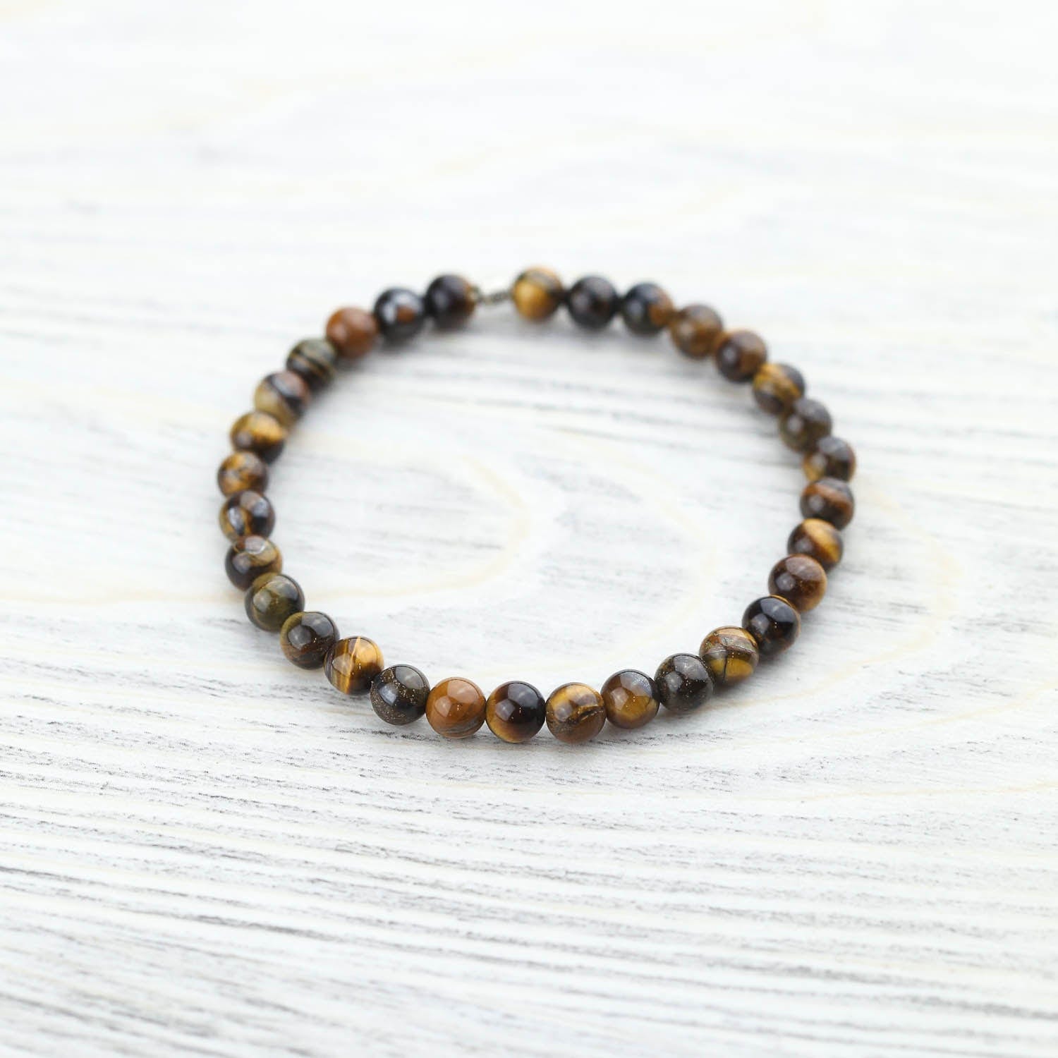 Wrist Malas Large Tiger Eye Protective Stone Bracelet WM607.LG