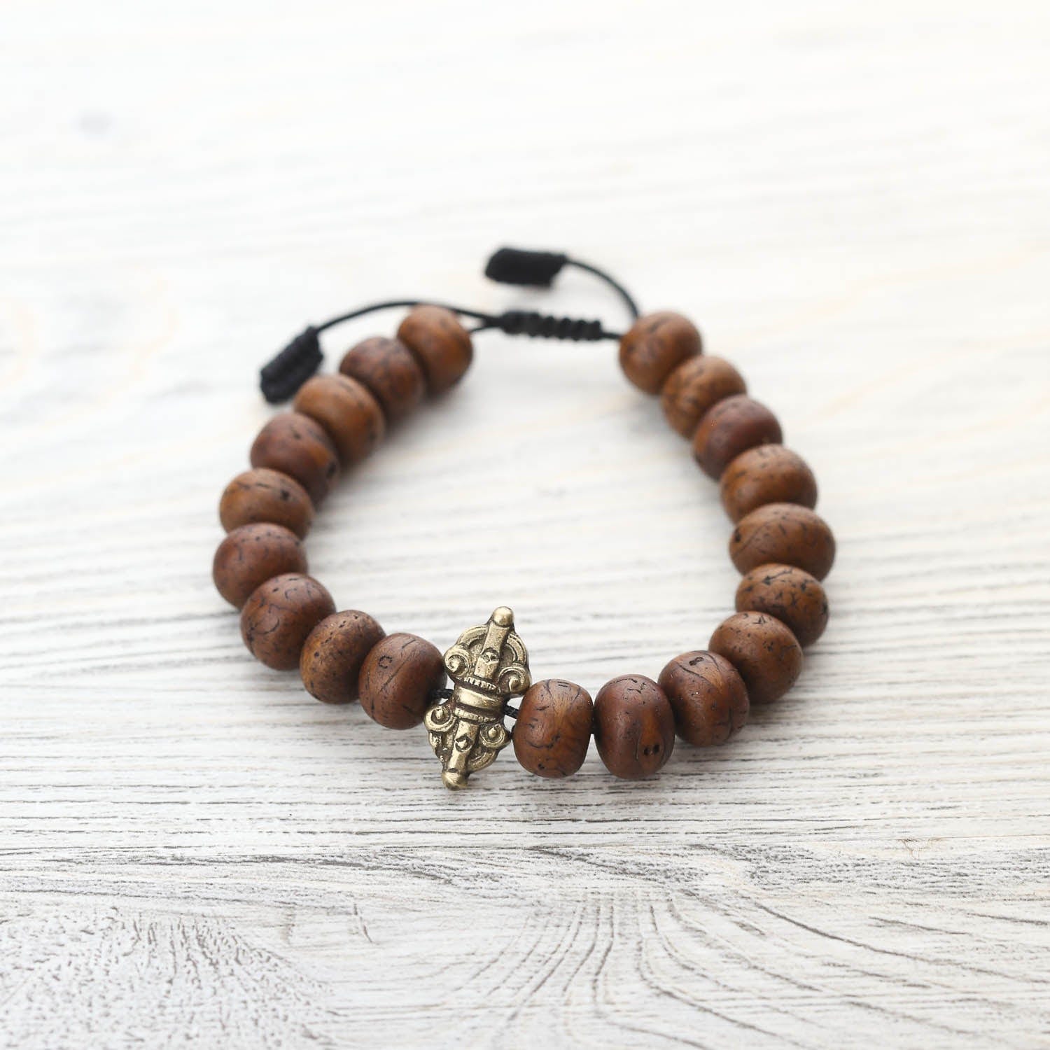 Wrist Malas Miracle Bodhi Seed & Dorje Wrist Mala