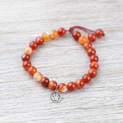 Wrist Malas Sardonyx Fire Wrist Mala WM505