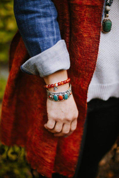 Wrist Malas Sardonyx Fire Wrist Mala WM505