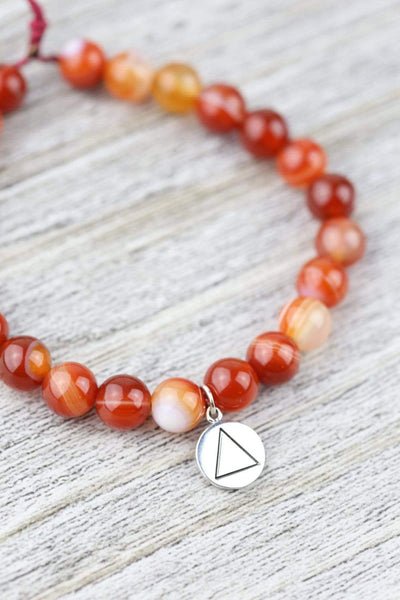 Wrist Malas Sardonyx Fire Wrist Mala WM505