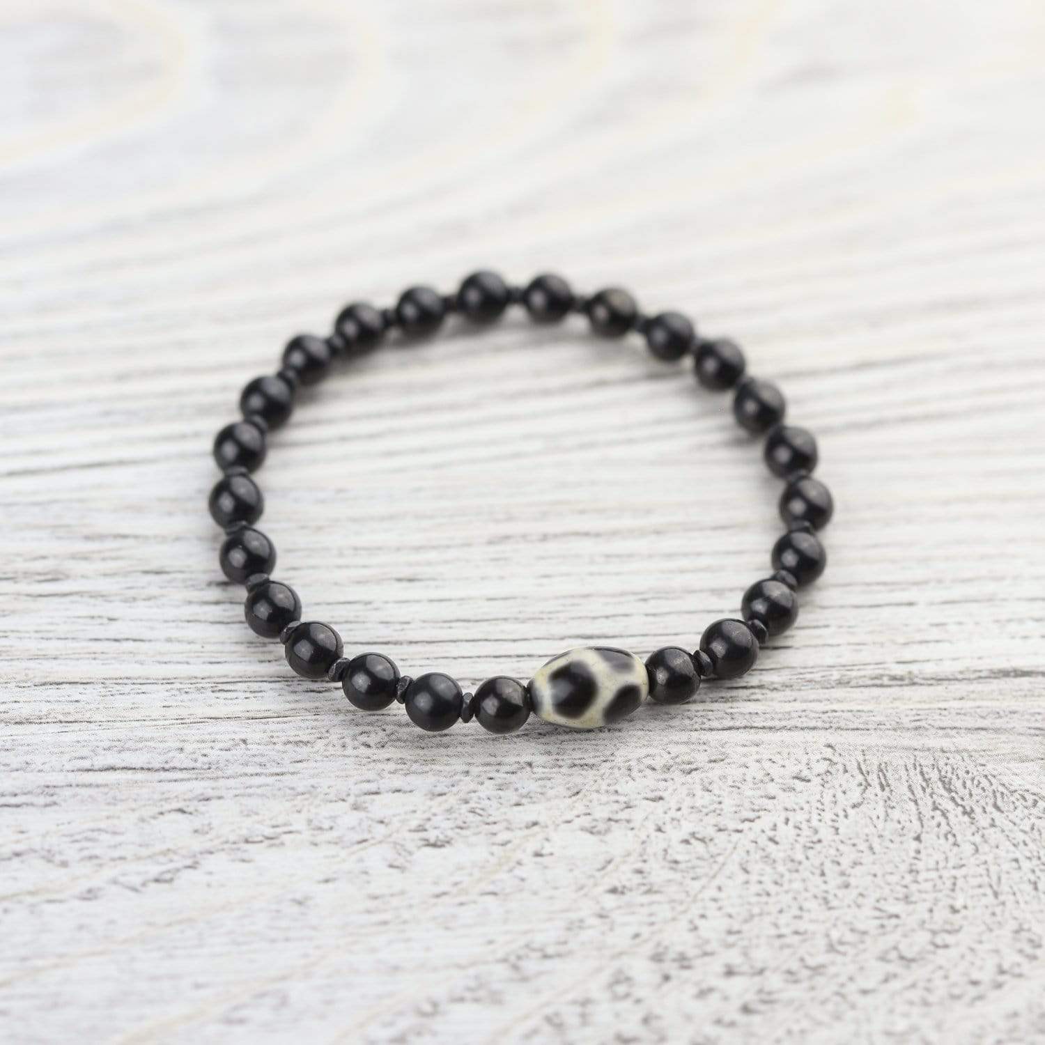 Wrist Malas Shungite Longevity Dzi Bracelet