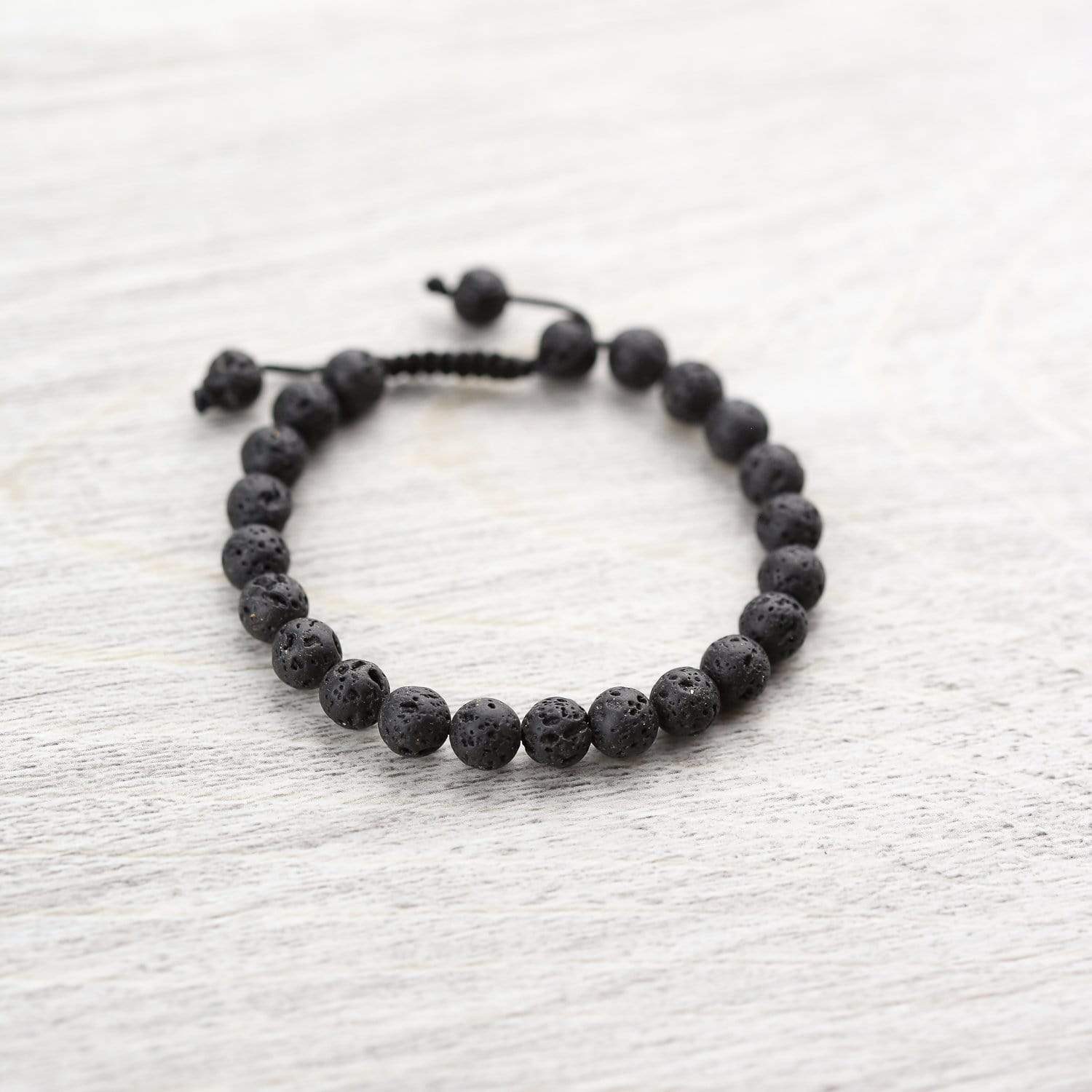 Wrist Malas Stabilizing Lava Rock Wrist Mala WM416